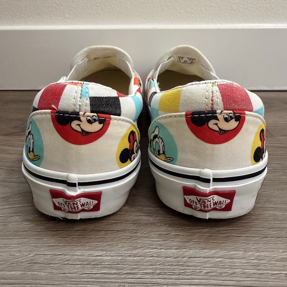 Walt Disney World 50th Anniversary Vans Slip Ons - Picture 6 of 10